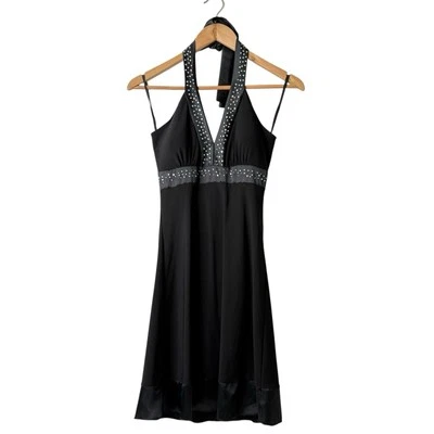 Vestido Babydoll De Colección Tabú Para Mujer Y2K Talla S Caprichoso Hada Grunge Cuello Halter Foto 1 de 4