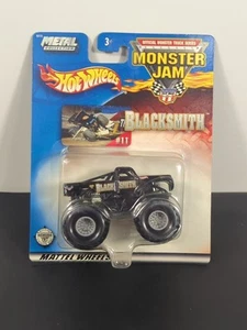 Monster Jam "Blacksmith" Hot Wheels Diecast 1:64 2002 nuevo en paquete Mattel - Imagen 1 de 12