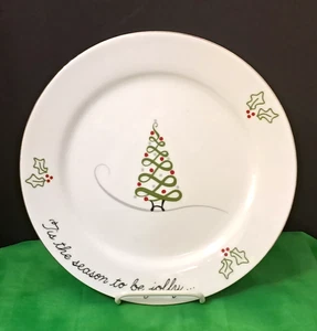 Lot of 4 St Nicholas Square 'Tis the Season Dinner Plate 10 3/4" - Picture 1 of 6