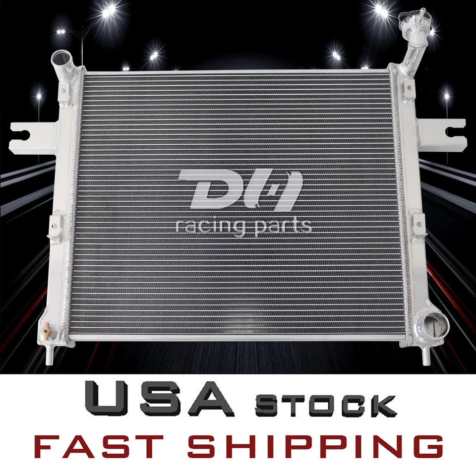 2839 For 2005-2010 Jeep Grand Cherokee Commander 4.7L V8 Aluminum 3 Row Radiator - Изображение 1 из 4
