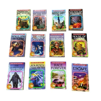 Choose Your Own Adventure CYOA Lot of 1-12 Books Paperback Very Good+ Condition - Image 1 of 2