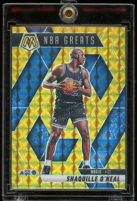 2024-25 Panini Mosaico Shaquille O'Neal #297 NBA Greats Gold Prizm/10 Foto 1 de 2