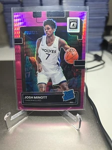 2022-23 Panini Donruss Optic - Clasificado Novato Josh Minott #244 Rosa Hyper Prizm... - Imagen 1 de 2