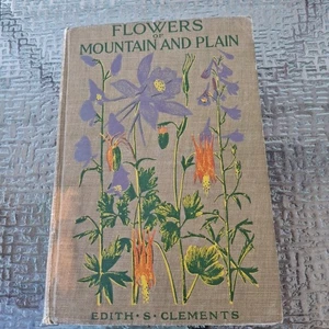 Blumen der Berge und einfaches Buch, von Edith S. Clements, 1926 Hardcover - Bild 1 von 8