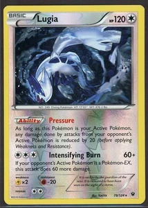 Lugia 78/124 - Fates Collide Reverse Holo Pokemon TCG Near Mint Card - Picture 1 of 2