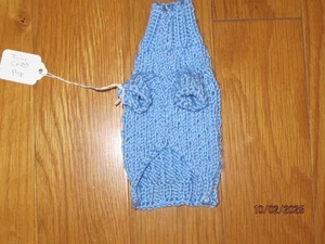 Hand Knit Extra Tiny Chihuahua Puppy Dog Sweater - Picture 1 of 2
