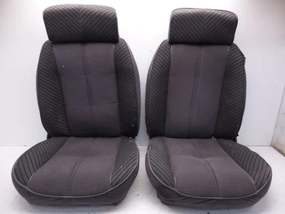 Par de asientos delanteros negros originales Camaro 82-92 GM Foto 1 de 4