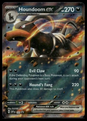 Houndoom ex - Promo SV: Scarlet & Violet Promo Cards 103 NM - Image 1 of 2