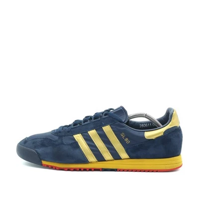 adidas Herren SL 80 Sportschuhe Marineblau/Gold Originals Sneaker EU 45⅓ - Bild 1 von 4