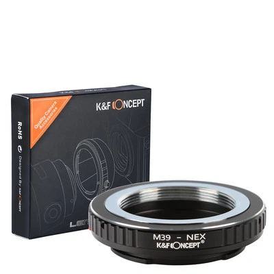 K&F Concept adapter for Leica M39 mount lens to  Sony NEX E mount camera  - Image 1 of 4