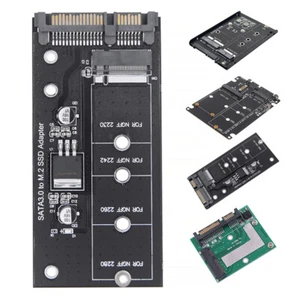 M2 SATA Adapter NGFF SATA M.2 To SATA Converter Riser Board M2 SATA Add On Cards - Photo 1/24