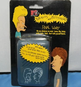 RARE Banned Beavis & Butt-Head 1993 MTV’s The Final Word Talk Voice Box NOS ~ M2 - Picture 1 of 3