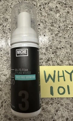 Conjunto Miche Gel-To-Foam Styling Hair Mousse 2oz/60mL TAMANHO VIAGEM; LACRADO - Imagem 1 de 4