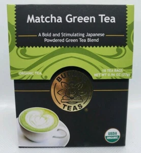 Buddha Tees zertifizierter Bio Matcha Grüntee 18 Teebeutel - Bild 1 von 2