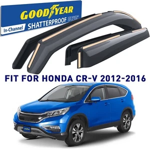 Protectores contra lluvia ventilación viseras sombra para Honda CR-V 2012-2016 a prueba de roturas - Imagen 1 de 7