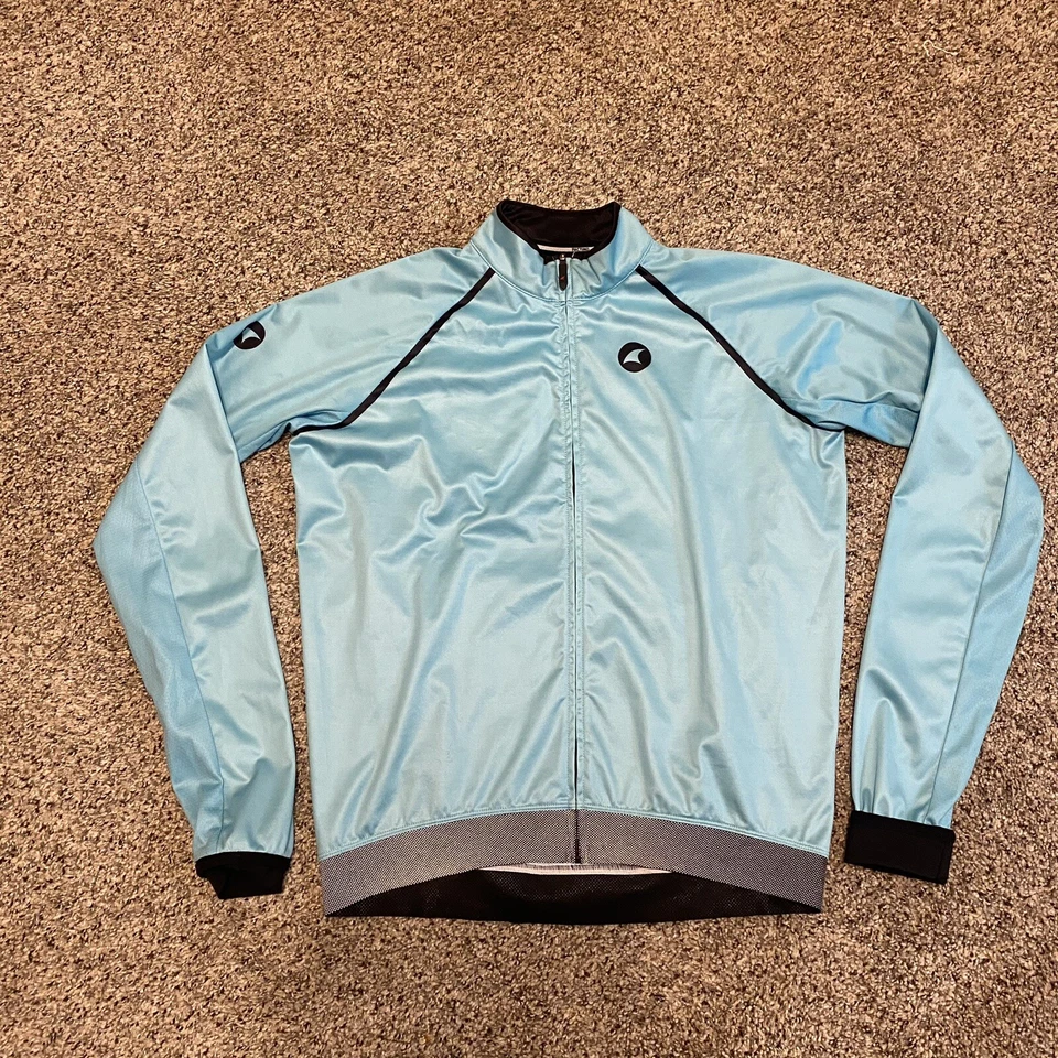 PACTIMO Cycling Wind Jacket Blue Women’s Medium Colorado Logo Magnet Pockets EUC - Image 1 of 4