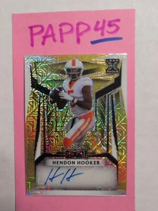 2023 Leaf Metal Football Hendon Hooker #1/1 RC Auto UT Vols Detroit Lions /1 - Picture 1 of 2