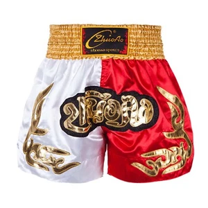 Kid's Muay Thai Shorts Martial Arts MMA Kickboxing Shorts for Boys Girls Boxing - Picture 1 of 57