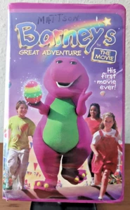VHS - Barney's Great Adventure Movie PBS *His First Movie Ever!* - Picture 1 of 5