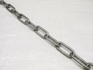 Galvanised Long Link Chain 13MM (HDG Caravan Tethering Security) - Picture 1 of 2