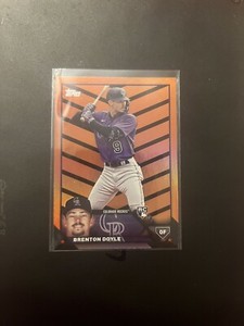 2023 Topps Update Series - Orange and Black Foil #US314 Brenton Doyle (RC)