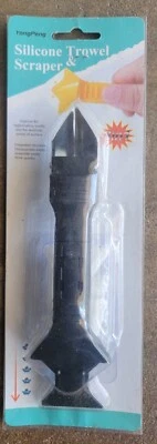 永鹏3合1硅胶抹刀工具和转角填缝去除器 — 第 1/4 张图片