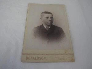 Victorian Antique Cabinet Card 6.5” x 4.25” Circa late 1800's Tiffin, OH - Picture 1 of 2