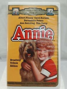Annie (VHS, 1997, Broadway Tribute Edition Clam Shell)