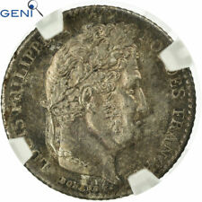 [#474515] Coin, France, Louis-Philippe, 1/4 Franc, 1842, Paris, AU(55-58), Silve