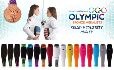 ⭐NEWZILL Compression Calf Sleeves(20-30mmHg) Unisex, No Fatigue, Swell One PAIR⭐ - Image 1 of 4