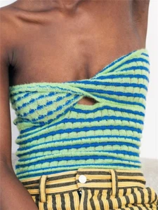 s-XL Off Shoulder Knit Tube Sexy Strapless Tops Casual Summer Beach Women's Wear - Picture 1 of 19