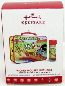Hallmark 2017 Disney Mickey & Friends Mickey Mouse LUNCHBOX Set 2 Andenken NEU IN OVP { - Bild 1 von 2