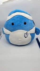 12 Inch Squishmallow Ricky fish navy anchor 2019 bundle and save - Picture 1 of 5