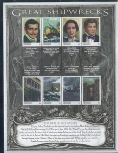 GRANDES NAUFRAGIOS Hoja Conmemorativa de 8 #2014 MNH - Granada E36 - Imagen 1 de 1