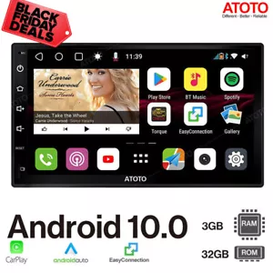 ATOTO S8 Premium 2 DIN Android Autoradio GPS NAVI CarPlay&Autoradio Auto 3+32GB - Bild 1 von 12