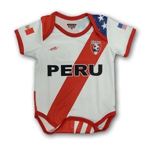 Maglia Perù e USA bambino pezzo unico calcio jumpsuite Mameluco (12-18 mesi) - Foto 1 di 2