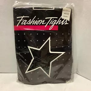 New Fashion Tights Bangle Bros Pantyhose Size Medium Made USA Black - Picture 1 of 4