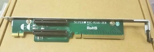 Supermicro 1U 2-Slot PCI-Express x8 Riser Card RSC-R1UU-2E8 with Bracket - Afbeelding 1 van 1