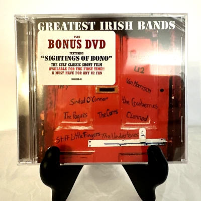 Greatest Irish Bands CD & Bonus DVD Thin Lizzy U2 Boomtown Rats Van Morrison NEW Foto 1 de 3