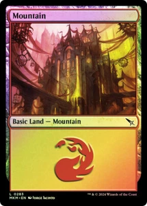 MTG FOIL Mountain 283 - Asesinatos en Karlov Manor #283 - Imagen 1 de 1