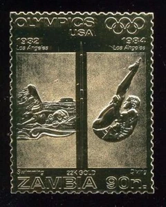 (016828) Olimpiadi, Nuoto, Immersioni, Oro, Zambia - Foto 1 di 1