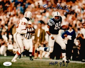 John Mackey autographed signed inscribed 8x10 photo Baltimore Colts JSA COA - Picture 1 of 1