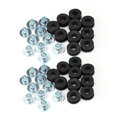 20 Pack Motorcycle Rubber Grommets Assortment Fit for Honda Fairing Universal A Foto 1 de 4
