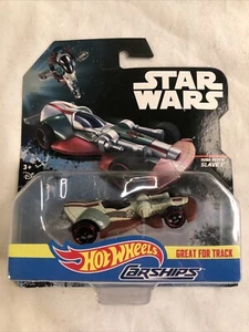 Hot Wheels Carships Star Wars BOBA FETT'S SLAVE I, New, See PIcs/Description! - Picture 1 of 4