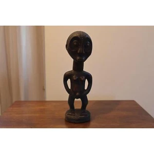 Vintage African Statue Figural Wood Tribal 14 Inches - Picture 1 of 5