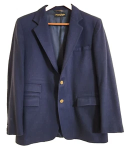 Vintage Pierre Cardin Men's Navy Lined Blazer/Dress Jacket, Damaged - Picture 1 of 12