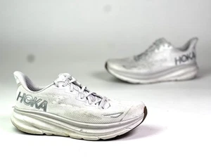 Hoka One One Clifton 9 weiß 1127895-WWH Laufschuhe Turnschuhe Herren Größe 12D - Bild 1 von 8