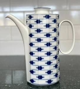 Cobalt Blue ROSENTHAL Continental Wirkkala Studio Line CORINTH Coffee Pot 8 1/2" - Picture 1 of 10