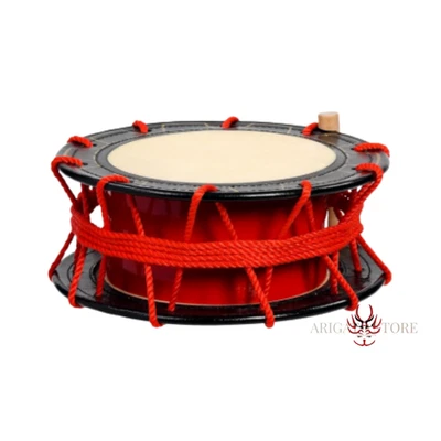Taiko Wadaiko Japanese Drum 11in / 30 cm (diameter) X 12 cm (height) - Image 1 of 4