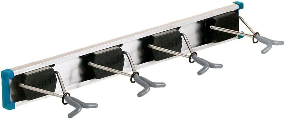 Lehigh 18180 4 Ganchos Ultra Sujeción Agarre Deslizante Abrazadera Portaherramientas Organizador, Plateado Foto 1 de 3